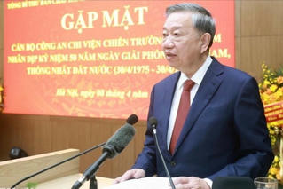 Tổng Bí thư Tô Lâm gặp mặt cán bộ công an chi viện chiến trường miền Nam