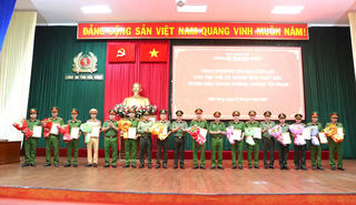 Bộ Công an khen thưởng 13 đơn vị thuộc Công an tỉnh Đắk Nông