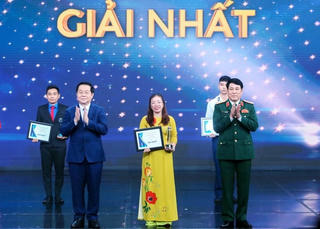 Thí sinh Lê Thị An của Bình Dương giành giải nhất cuộc thi tìm hiểu về biển, đảo Việt Nam 2022