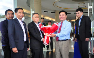 Đoàn đại biểu UBTƯ Mặt trận Lào xây dựng đất nước đến thăm và làm việc tại tỉnh Quảng Trị
