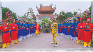 Người giữ điệu hát thờ Thánh Gióng