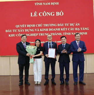 Nam Định sắp có khu công nghiệp hỗ trợ rộng 200 ha