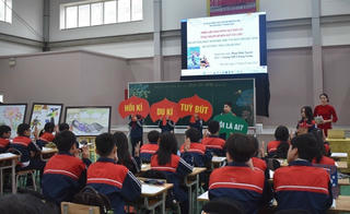 Học sinh hào hứng học Ngữ văn
