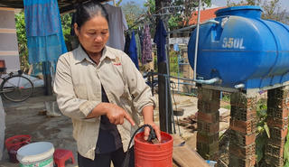 Huyện Đại Lộc: Nhiều hộ dân khát nước sạch do nước nhiễm phèn