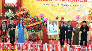 Đại hội điểm MTTQ cấp huyện đầu tiên ở Tuyên Quang