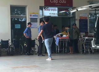 Quảng Ngãi: Nổ bình khí ga, khiến 9 công nhân bị bỏng