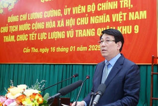 Chủ tịch nước: Điều chỉnh biên chế Quân khu 9 theo hướng 'tinh, gọn, mạnh'