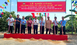 An Giang: Khởi công công trình chào mừng Đại hội Mặt trận