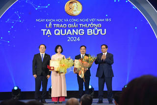 Giải thưởng Tạ Quang Bửu năm 2024: Vinh danh hai nhà khoa học có nghiên cứu xuất sắc