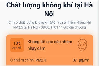 Chất lượng không khí Hà Nội: 'Không tốt cho các nhóm nhạy cảm'