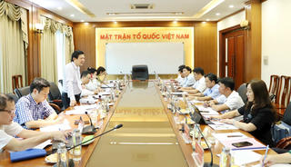 Hoàn thiện văn kiện trình Đại hội đại biểu MTTQ tỉnh Hà Tĩnh
