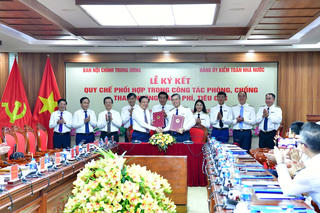 Tổng kết 10 năm thực hiện Quy chế phối hợp trong công tác phòng, chống tham nhũng, lãng phí, tiêu cực