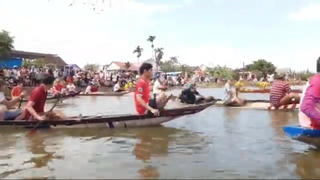 Một người đàn ông bị đuối nước khi đua ghe
