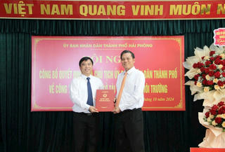 Hải Phòng: Ông Dương Đình Ổn giữ chức Giám đốc Sở Tài nguyên và Môi trường