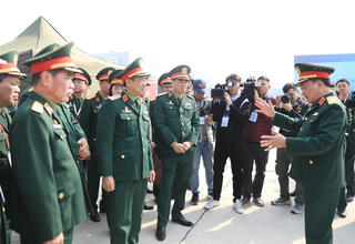 Tổng duyệt Triển lãm Quốc phòng quốc tế Việt Nam 2024