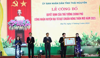 Huyện Đại Từ (Thái Nguyên) đạt chuẩn nông thôn mới
