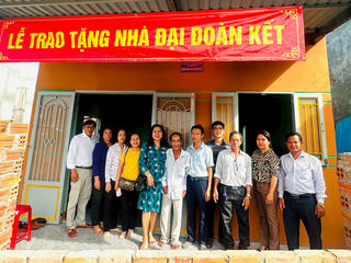 Bình Thuận: Trao nhà đại đoàn kết cho hộ nghèo năm 2023 
