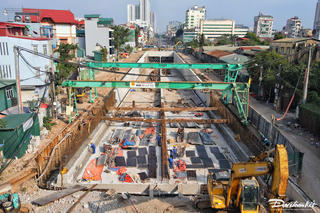 Hà Nội: Hầm chui Giải Phóng - Kim Đồng bắt đầu rõ hình hài