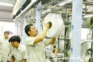 PVTEX khởi động 3 dây chuyền sản xuất sợi