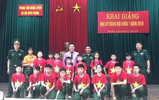 Lễ xuất quân của các 'chiến sĩ' nhí
