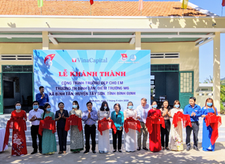 Bình Định: Khánh thành, bàn giao công trình ‘Trường đẹp cho em’