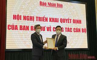Ông Phan Văn Hùng giữ chức Phó Tổng Biên tập Báo Nhân Dân