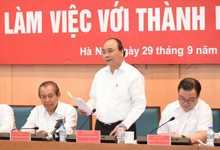Thủ tướng: Cái gì Hà Nội làm được, làm tốt thì để Hà Nội làm