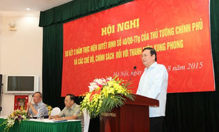 Giải quyết dứt điểm tồn đọng với cựu TNXP