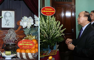 Thủ tướng Nguyễn Xuân Phúc dâng hương tưởng niệm Chủ tịch Hồ Chí Minh