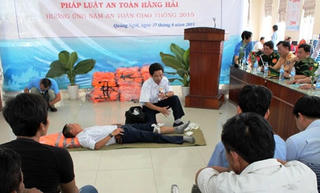 Quảng Ngãi: Hội nghị tuyên truyền pháp luật an toàn hàng hải