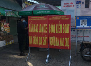Thừa Thiên – Huế: Dỡ bỏ các chốt kiểm soát y tế tại chợ An Lỗ