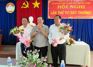Ủy ban MTTQ tỉnh Cà Mau có chủ tịch mới