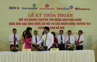 BIDV và KBNN ký kết Thỏa thuận phối hợp thu Ngân sách Nhà nước trên địa bàn Hà Nội