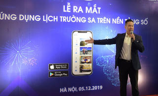 Lễ ra mắt ‘Ứng dụng lịch Trường Sa’