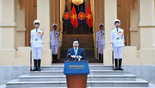 Lễ thượng cờ chào mừng Cộng đồng ASEAN chính thức hình thành