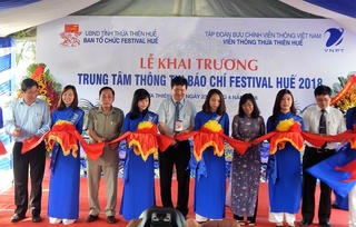 Khai trương Trung tâm thông tin Báo chí Festival Huế 2018
