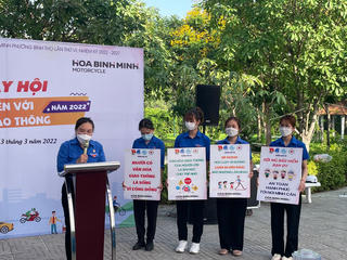 Hơn 1.000 người tham gia Ngày hội 'Thanh niên với văn hóa giao thông'