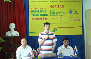 37 kiện tướng tranh giải Bóng bàn toàn quốc Báo Nhân Dân lần thứ 37