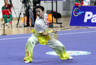 Dương Thúy Vi đoạt HCV Wushu thế giới
