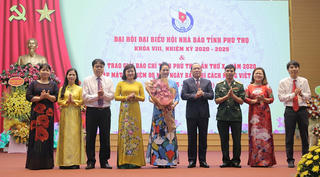 Nhà báo Nguyễn Kim Chi tái cử Chủ tịch Hội Nhà báo tỉnh Phú Thọ