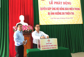 Cần Thơ: Quyên góp ủng hộ đồng bào miền Trung được gần 950 triệu 