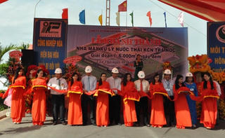 Cần Thơ: Đưa vào hoạt động nhà máy xử lý nước thải lớn nhất ĐBSCL.