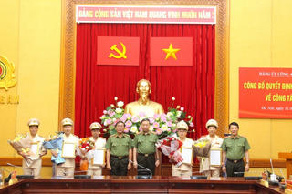 Hai Thiếu tướng vừa được chỉ định tham gia Ban Thường vụ Đảng ủy Công an TW là ai?