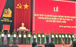 Cần Thơ: Các cơ sở dạy nghề đã tiếp nhận công an xuất ngũ