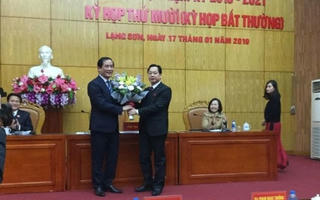 Ông Dương Xuân Huyên được bầu Phó Chủ tịch UBND tỉnh Lạng Sơn