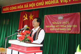 Bình Định: Bí thư Tỉnh ủy dự Ngày hội Đại đoàn kết tại khu phố Canh Tân