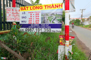 Đất quanh dự án sân bay Long Thành: Lại sốt ảo
