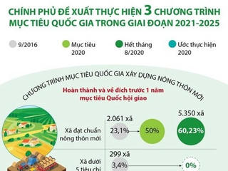 Chính phủ đề xuất thực hiện 3 chương trình mục tiêu quốc gia