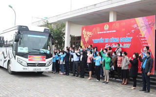 Chuyến xe nghĩa tình công đoàn