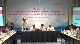 Lấy ý kiến về dự án Luật Đơn vị hành chính - kinh tế đặc biệt